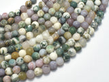 Matte Tree Agate Beads, Round, 6mm-BeadBeyond