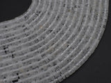 Clear Quartz, Approx. 2x4mm, Heishi-BeadBeyond