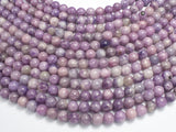 Lepidolite Beads, Round, 8mm-BeadBeyond