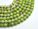 Chrysoprase Beads, 8mm(7.8mm) Round Beads-BeadBeyond