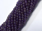 Amethyst, 4mm (4.6mm) Round-BeadBeyond