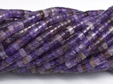 Amethyst, Approx. 2x4mm, Heishi Disc-BeadBeyond