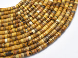 Picture Jasper, Approx. 2x4mm, Heishi Disc-BeadBeyond