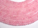 Jade - Pink, 6mm (6.5mm) Round-BeadBeyond