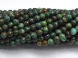 African Turquoise Beads, Round, 4mm (4.6mm)-BeadBeyond