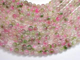 Jade - Pink & Green, 8mm Round-BeadBeyond