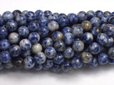 Blue Spot Jasper Beads, Round, 8mm-BeadBeyond