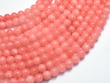 Jade - Salmon Pink, 6mm Round-BeadBeyond