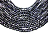 Blue Goldstone Beads, 6mm Round Beads-BeadBeyond
