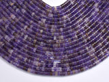 Amethyst, Approx. 2x4mm, Heishi Disc-BeadBeyond
