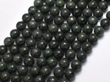 Natural Mocui Jade, 8mm Round-BeadBeyond