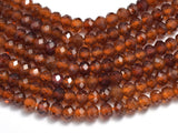 Hessonite, Orange Garnet, 2x3mm Micro Faceted Rondelle-BeadBeyond