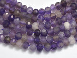 Amethyst Beads, 3x4mm Micro Faceted Rondelle-BeadBeyond