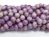 Lepidolite Beads, Round, 8mm-BeadBeyond