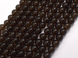 Smoky Quartz, 8mm Round-BeadBeyond