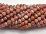 Rhodochrosite, 4.8-5mm, Round-BeadBeyond