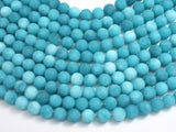 Matte Jade - Teal, 8mm Round-BeadBeyond
