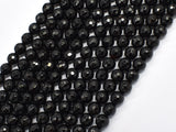 Black Onyx Beads, Faceted Round, 6mm-BeadBeyond