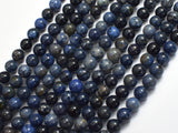 Dumortierite, 6mm Round Beads-BeadBeyond
