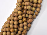 Wood Jasper Beads, Round, 8 mm-BeadBeyond