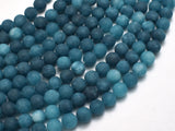 Matte Jade - Blue, 6mm Round-BeadBeyond