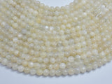Milky White Moonstone, 6mm Round-BeadBeyond