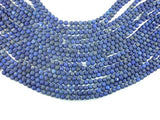 Matte Natural Lapis Lazuli Beads , 6mm Round Beads-BeadBeyond