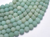 Matte Amazonite Beads, Round, 8mm-BeadBeyond