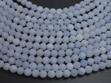 Matte Jade - Light Blue, 8mm Round-BeadBeyond