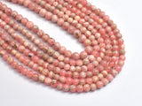 Rhodochrosite, 4mm Round Beads-BeadBeyond