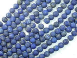Matte Natural Lapis Lazuli Beads , 6mm Round Beads-BeadBeyond