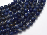 Sodalite Beads, Round, 8mm-BeadBeyond