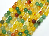 Rainbow Agate Beads, Round, 8mm, 15.5 Inch-BeadBeyond