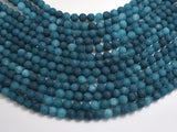 Matte Jade - Blue, 6mm Round-BeadBeyond