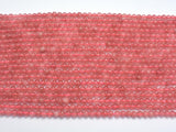 Jade - Strawberry Quartz Color, 4mm (4.5mm)-BeadBeyond