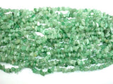 Green Aventurine, 4-9 mm Chips Beads, Long Strand-BeadBeyond