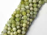 Serpentine Jade, 8mm Round Beads-BeadBeyond