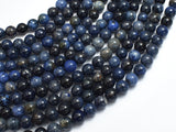 Dumortierite, 6mm Round Beads-BeadBeyond
