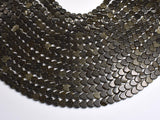 Golden Obsidian, 6mm Heart-BeadBeyond