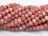 Rhodochrosite, 4.8mm Round-BeadBeyond