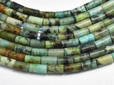 Africa Turquoise, Approx. 2x4mm, Tube Beads-BeadBeyond