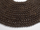 Smoky Quartz, 6mm Round-BeadBeyond