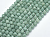 Malaysia Jade Beads- Burma Jade Color, 8mm (8.4mm) Round-BeadBeyond