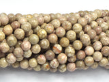 Fossil Jasper Beads, 6mm, Round Beads-BeadBeyond