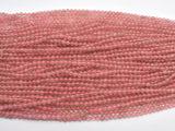 Strawberry Quartz, Lepidocrocite, 4mm (4.8mm) Round Beads-BeadBeyond