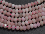 Pink Opal, 2x3mm Micro Faceted Rondelle-BeadBeyond