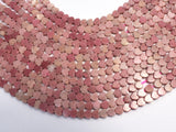 Rhodonite, 4mm Heart Beads, 15 Inch-BeadBeyond