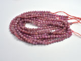 Ruby Beads, 5mm (5.3mm) Faceted Round-BeadBeyond