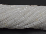 Clear Quartz, Approx. 2x4mm, Heishi-BeadBeyond