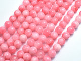 Jade - Pink, 8mm Round-BeadBeyond